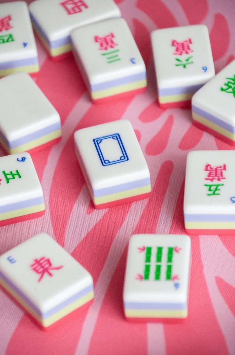 ivory mahjong set