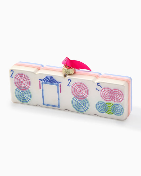 2025 Luminaire Ornament - Oh My Mahjong