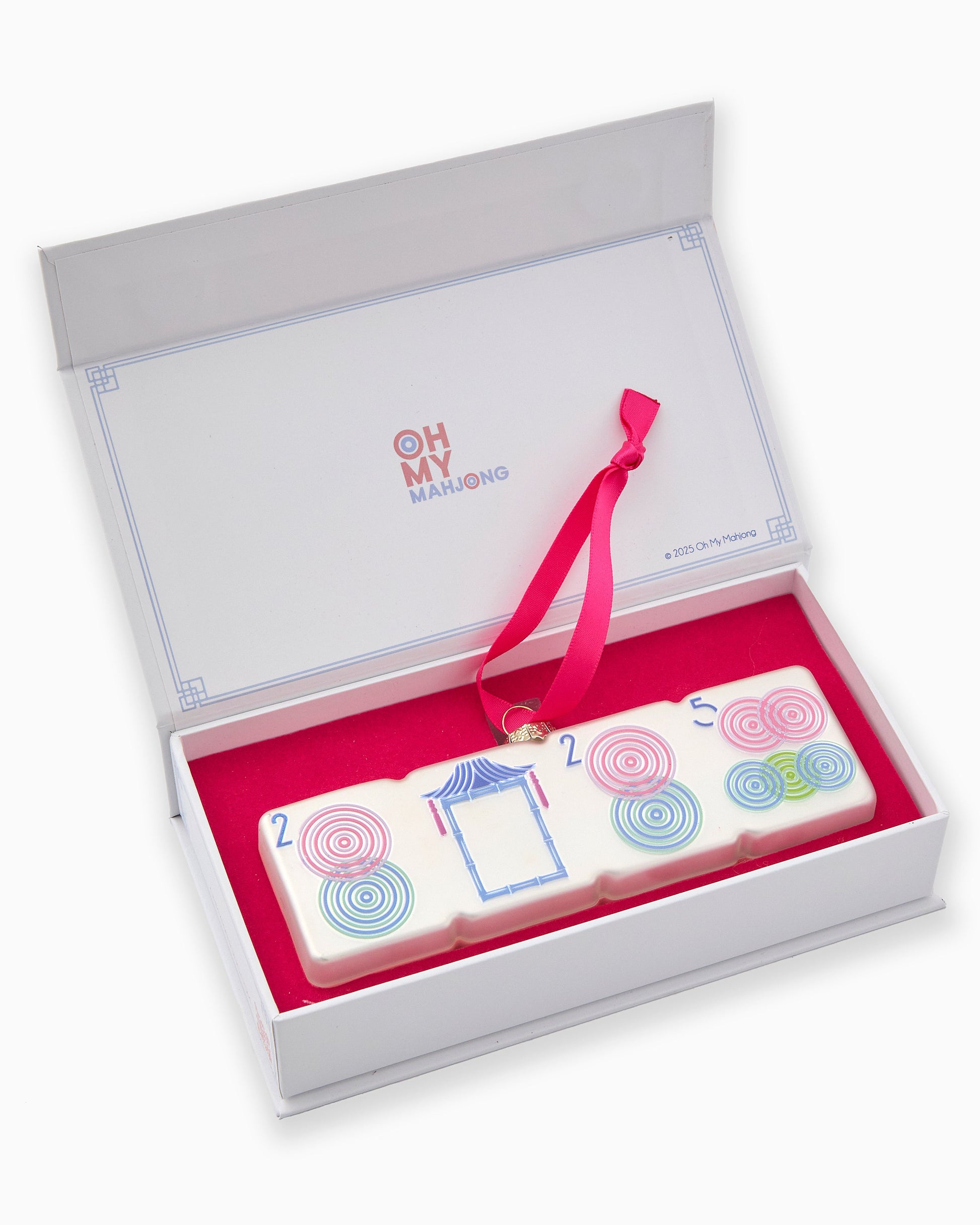 2025 Luminaire Ornament - Oh My Mahjong