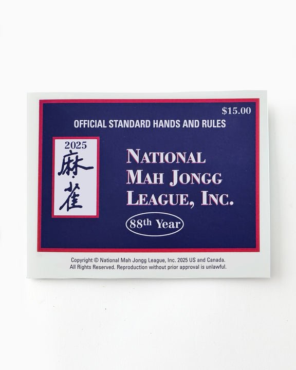 2025 National Mah Jongg League Playing Card - Oh My Mahjong
