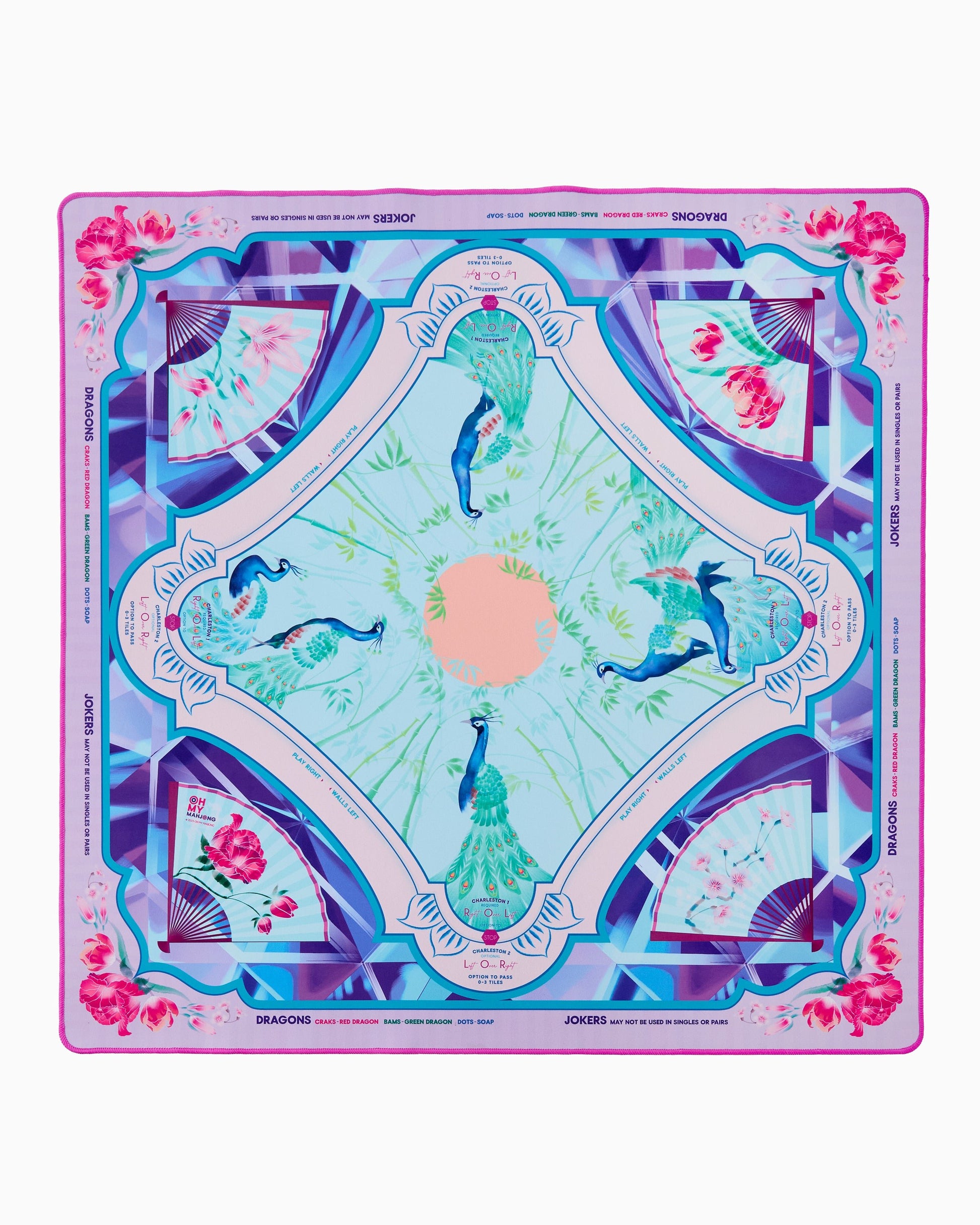 Amethyst Mahjong Mat - Oh My Mahjong
