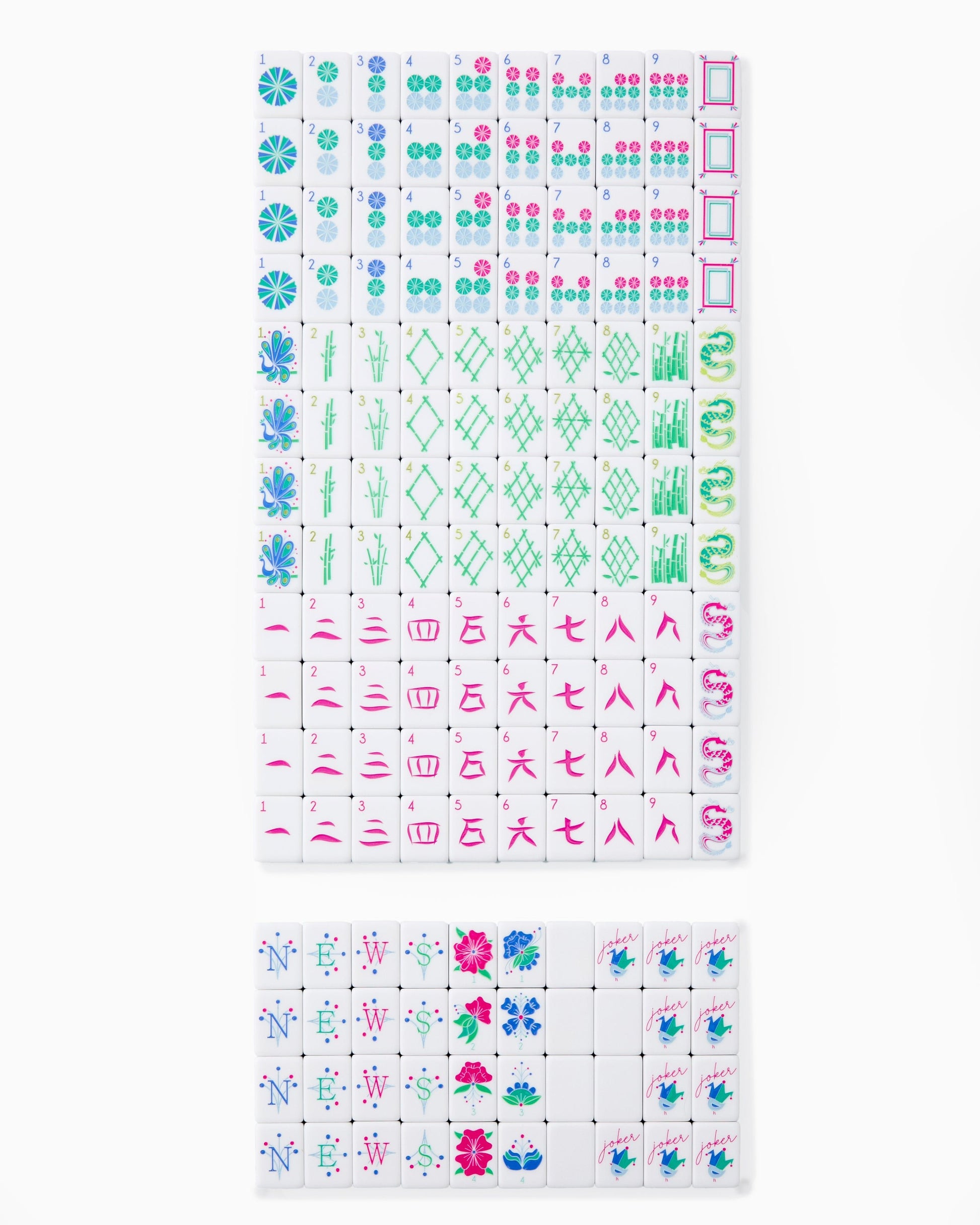 Birdie Mahjong Tiles - Oh My Mahjong