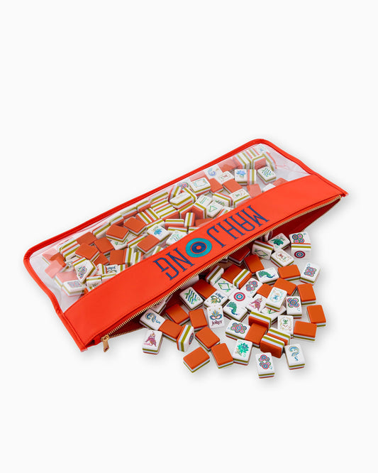 Burnt Orange Mahjong Bag - Oh My Mahjong