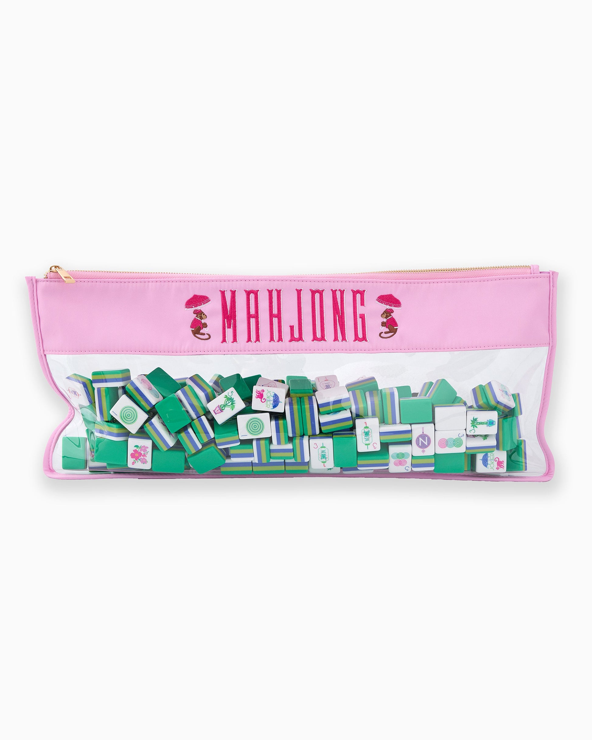 Cotton Candy Monkey Mahjong Bag - Oh My Mahjong