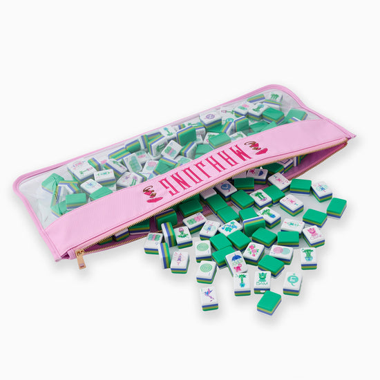 Cotton Candy Monkey Mahjong Bag - Oh My Mahjong