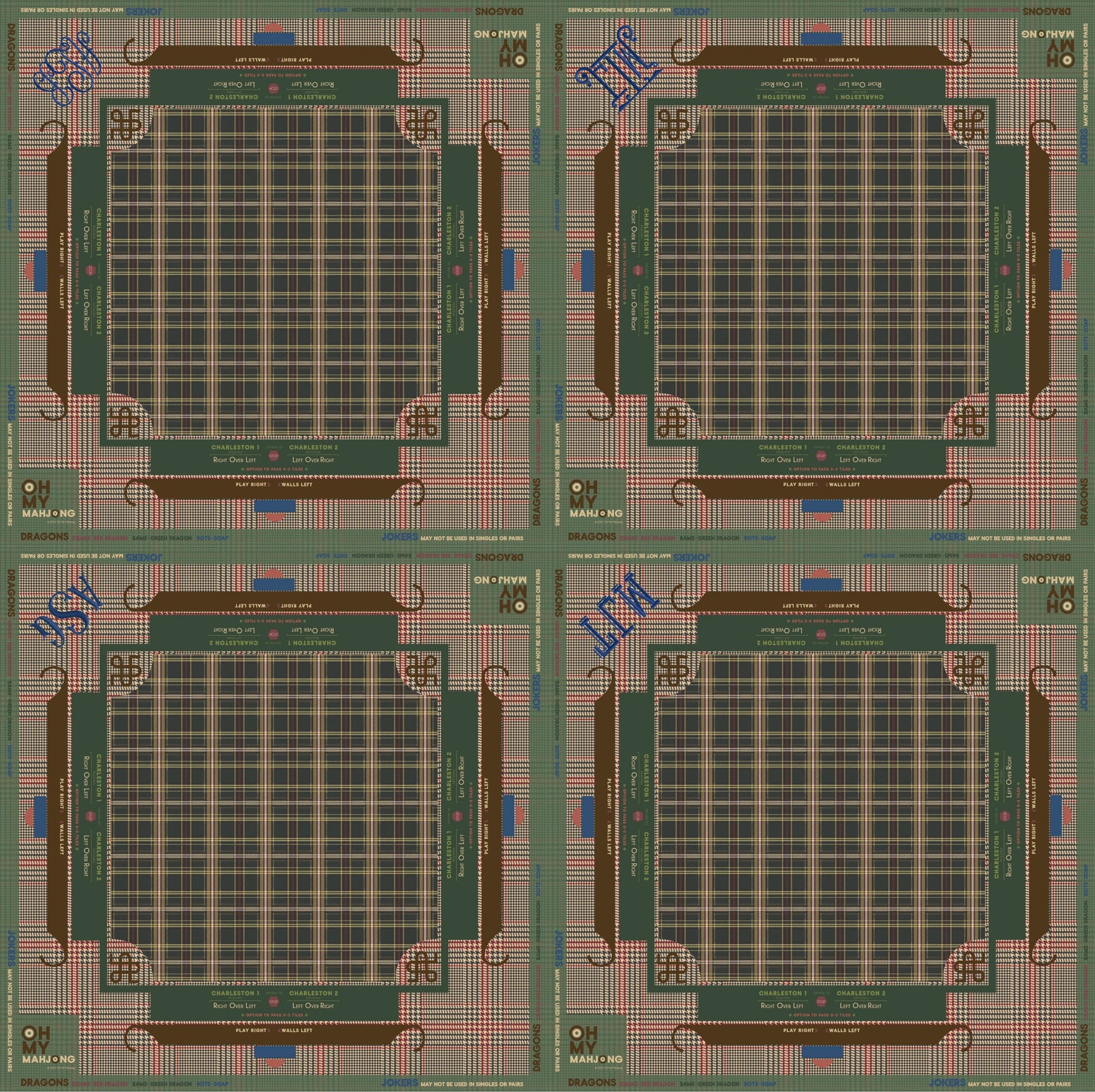 Dapper Mat - Oh My Mahjong