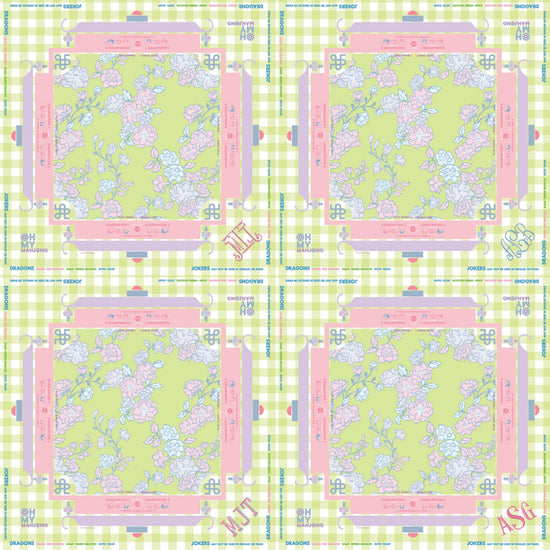 Garden Party Mat - Oh My Mahjong