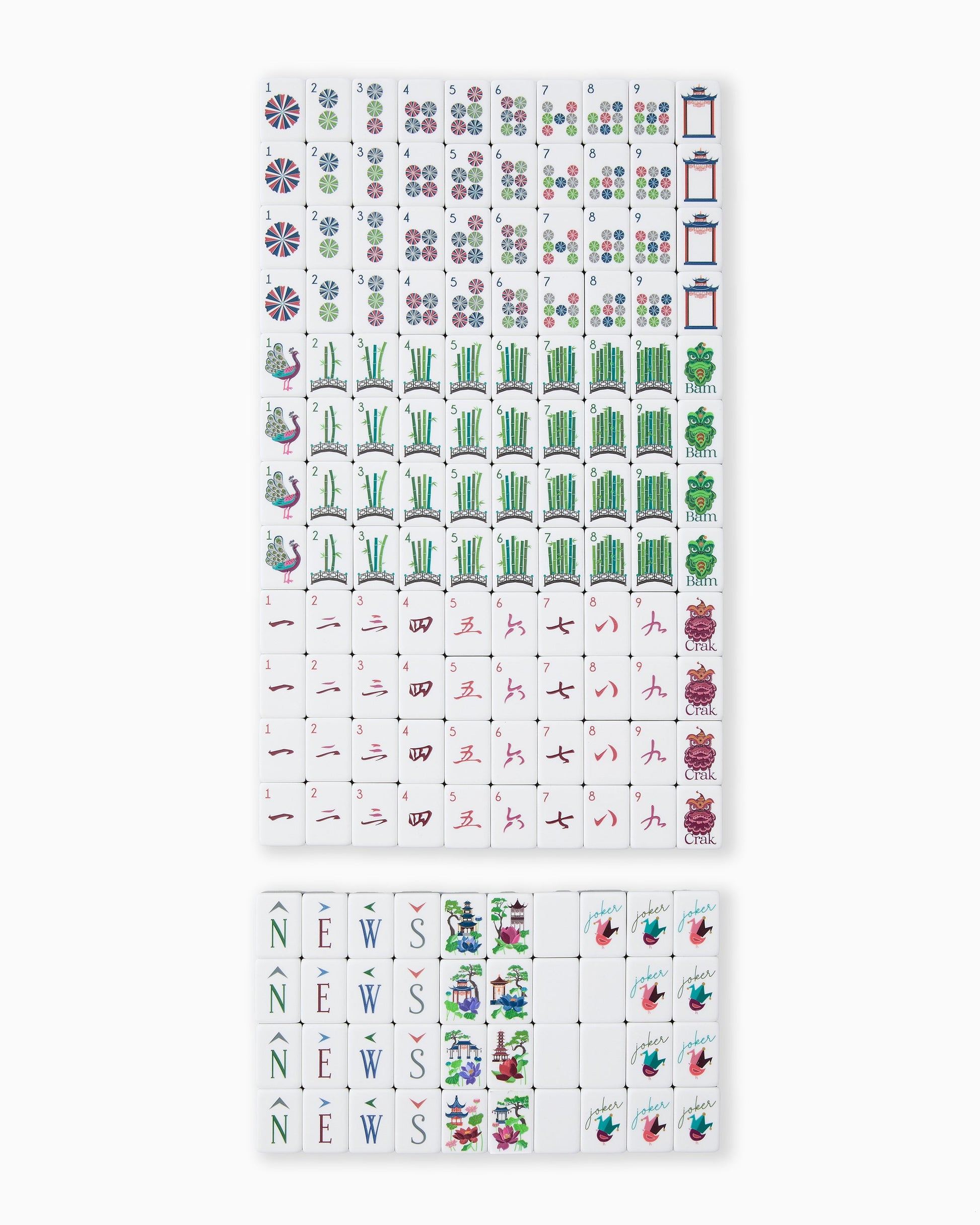 Gatsby Tile Set - Oh My Mahjong