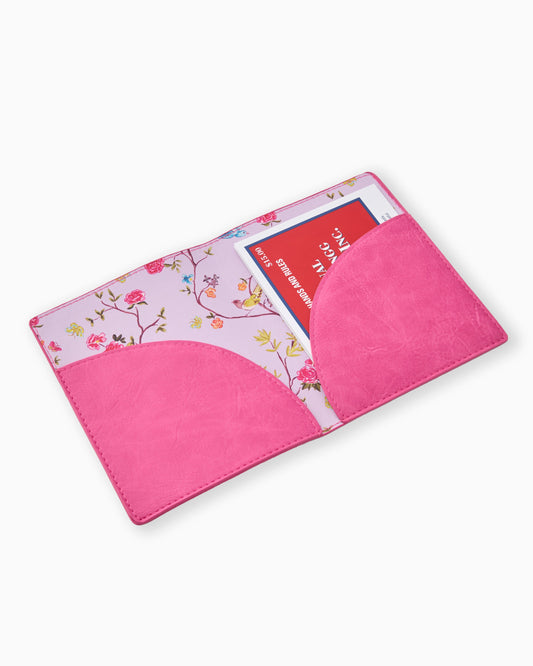 Hot Pink Mahjong Card Folio - Oh My Mahjong