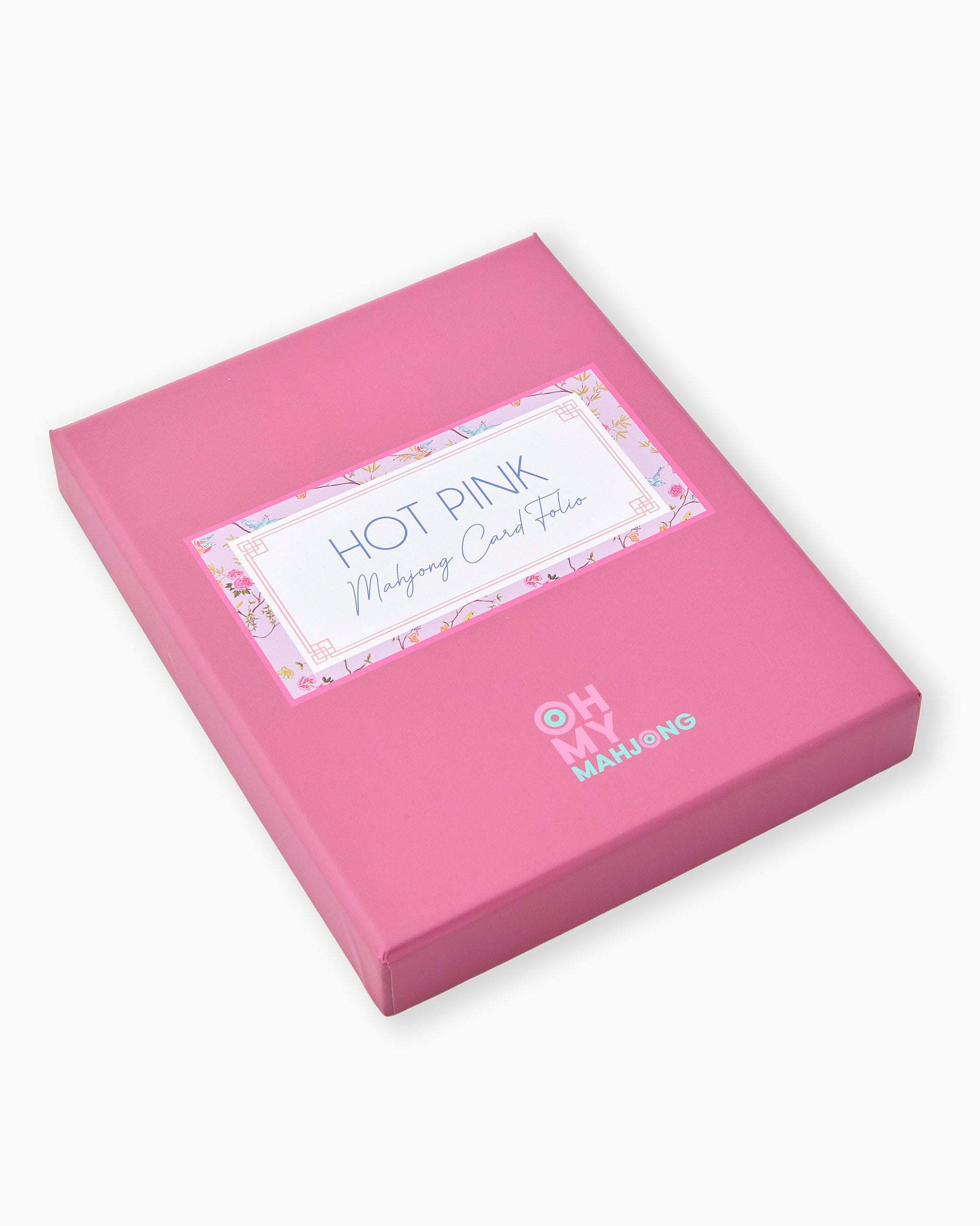 Hot Pink Mahjong Card Folio - Oh My Mahjong