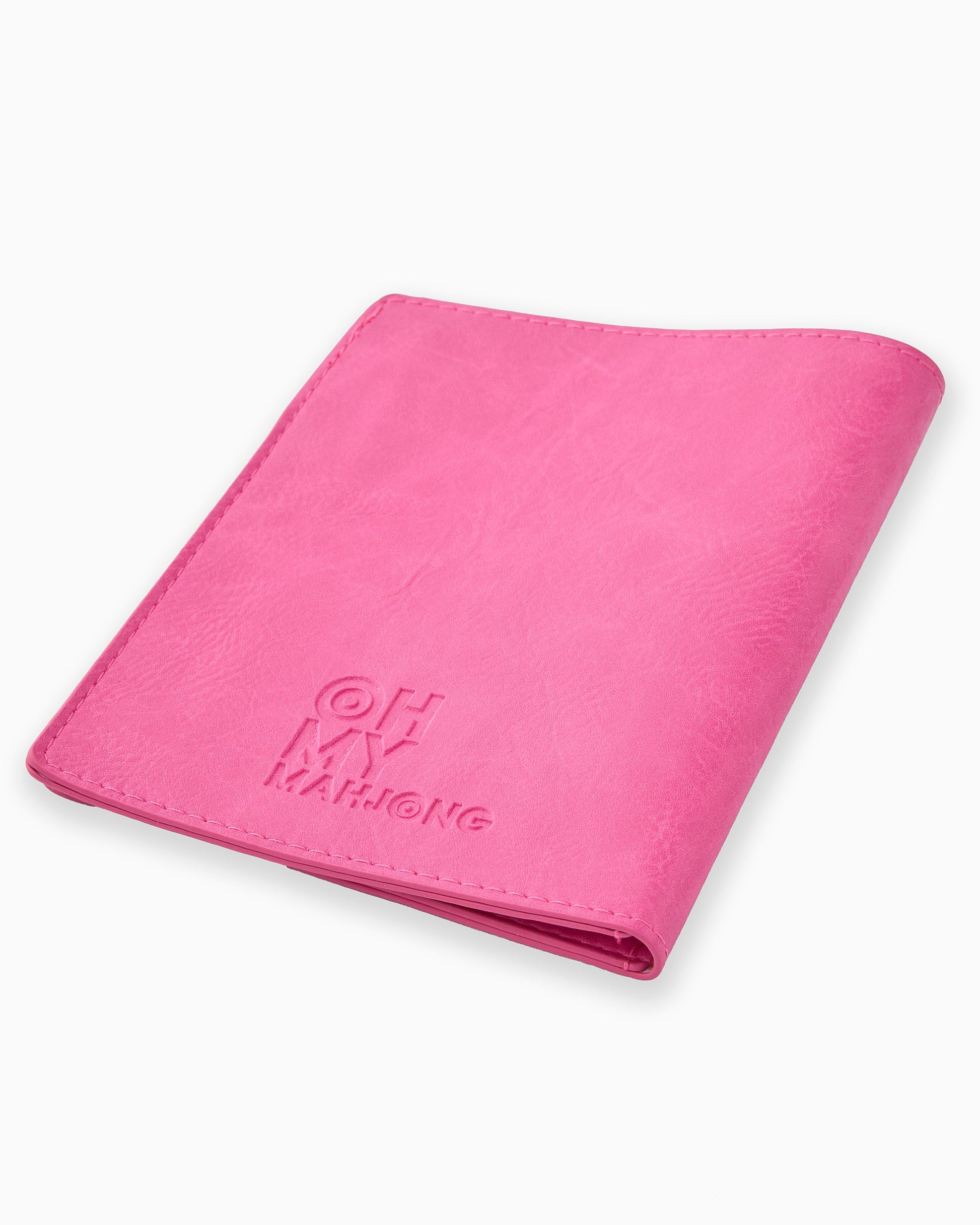 Hot Pink Mahjong Card Folio - Oh My Mahjong