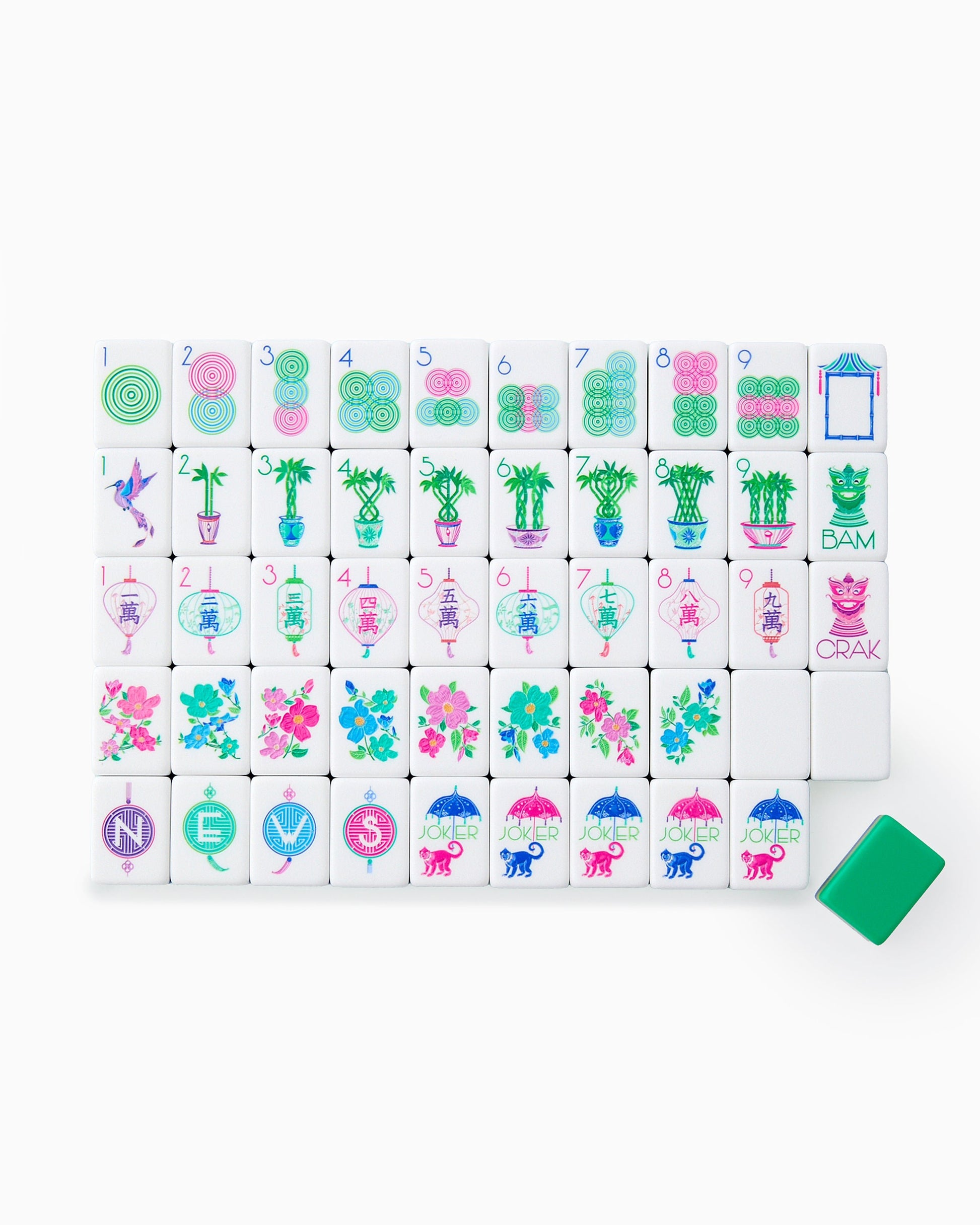 Jasmine Tile Set - Oh My Mahjong