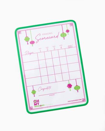 Lantern Scorecard - Oh My Mahjong