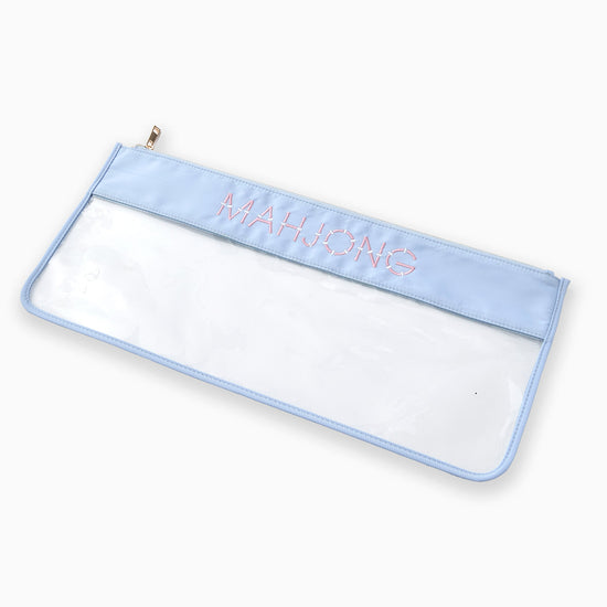 Light Blue Bamboo Mahjong Bag - Oh My Mahjong