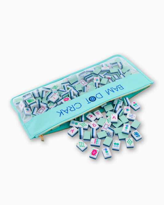 Mint Bam Dot Crak Mahjong Bag - Oh My Mahjong