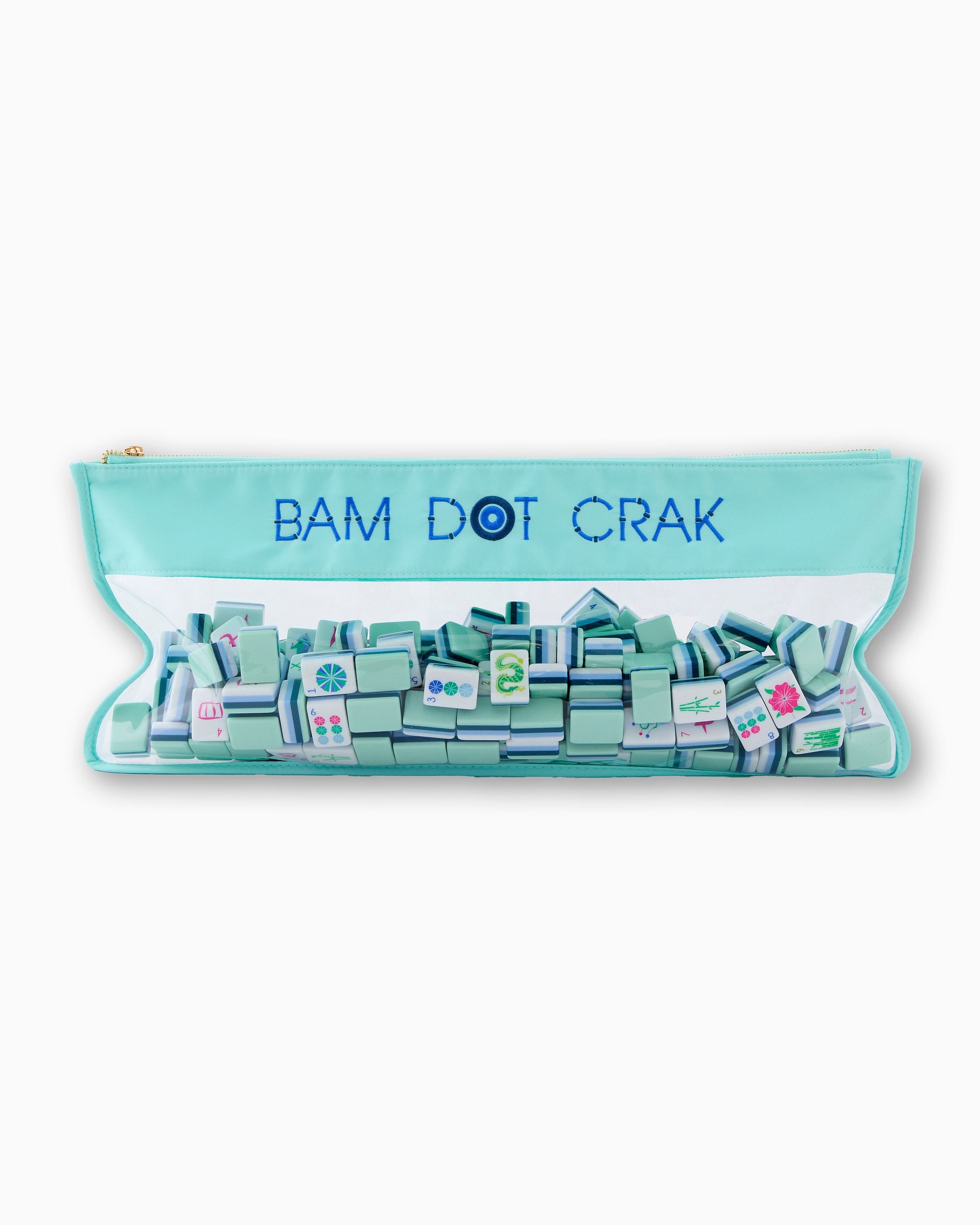Mint Bam Dot Crak Mahjong Bag - Oh My Mahjong