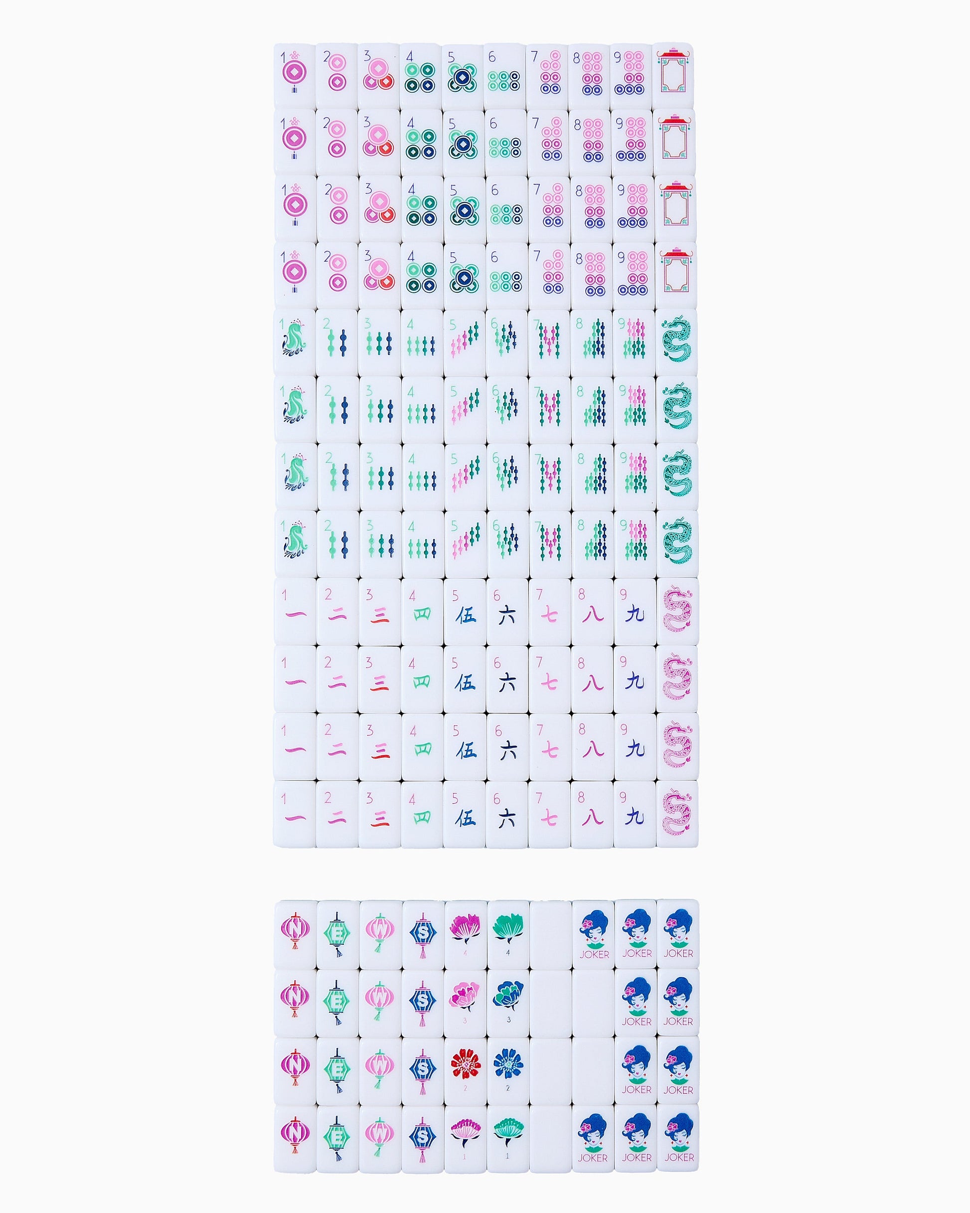 Palm Beach Travel Set - Oh My Mahjong