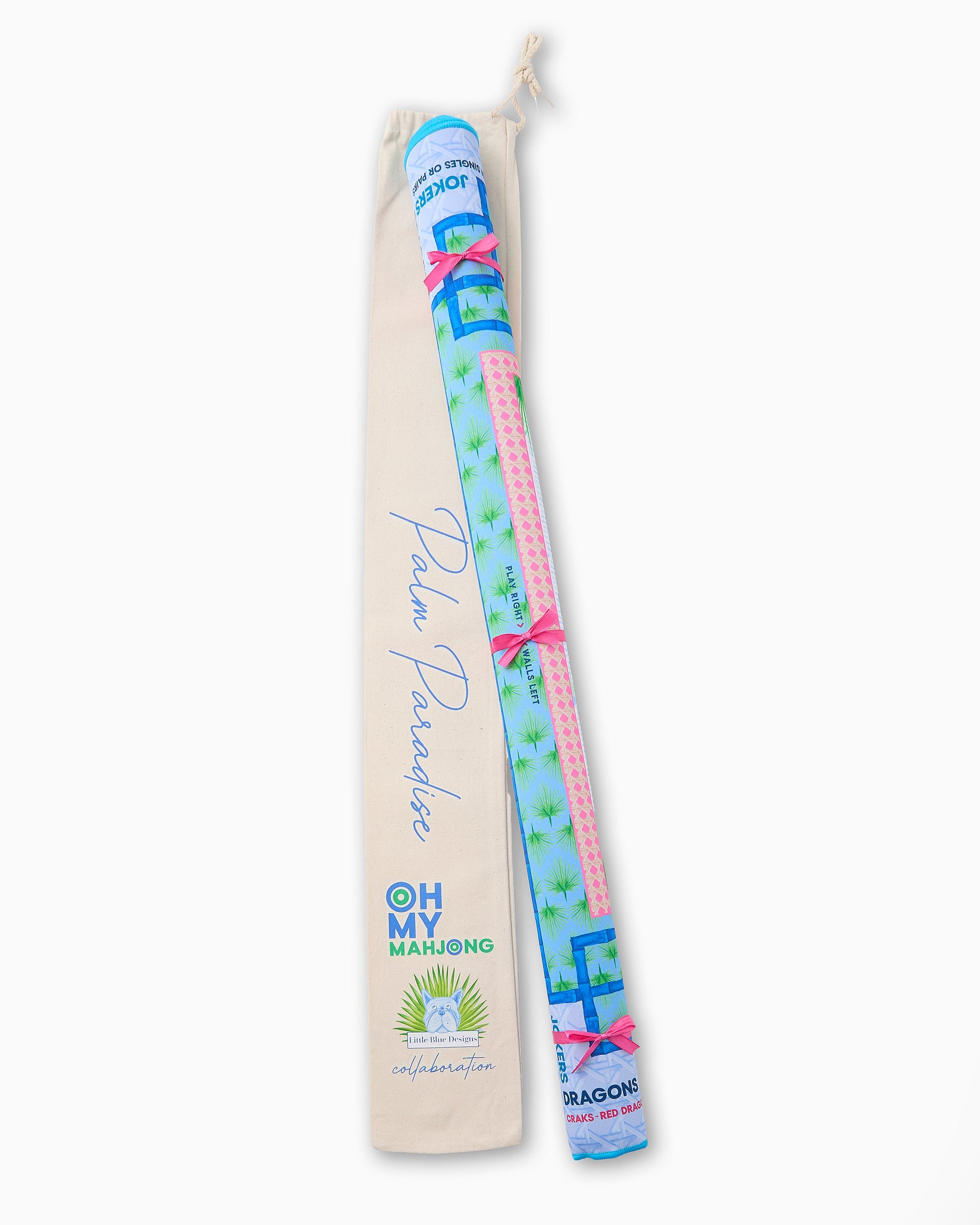 Palm Paradise Mahjong Mat - Oh My Mahjong