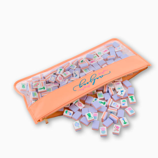 Peach Script Mahjong Bag - Oh My Mahjong