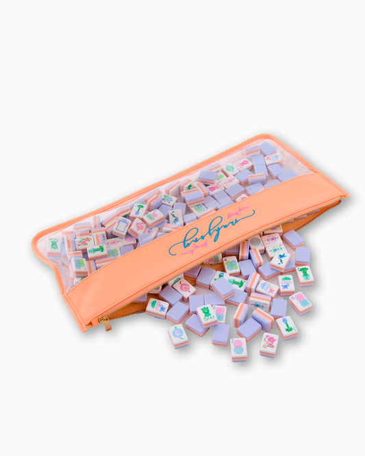 Peach Script Mahjong Bag - Oh My Mahjong