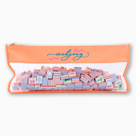 Peach Script Mahjong Bag - Oh My Mahjong