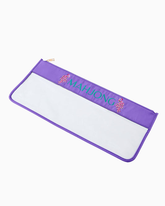 Purple Peacock Mahjong Bag - Oh My Mahjong