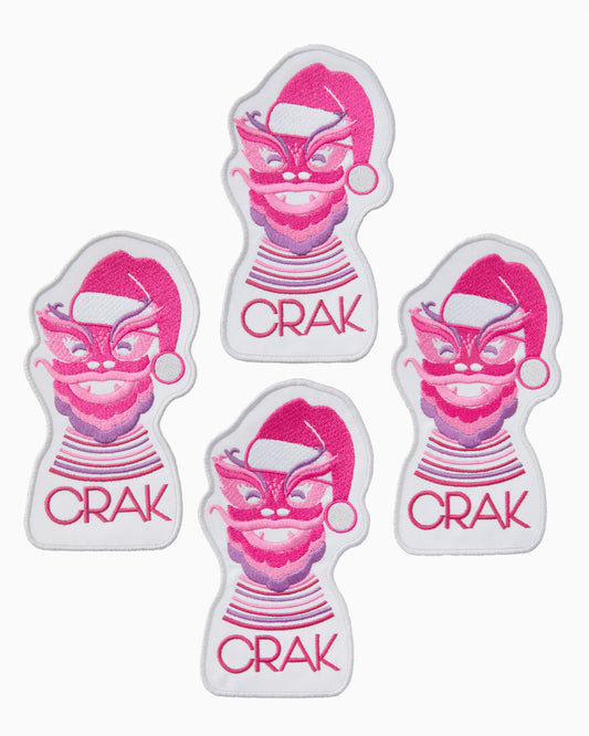 Santa Dragon Cocktail Napkins - Oh My Mahjong