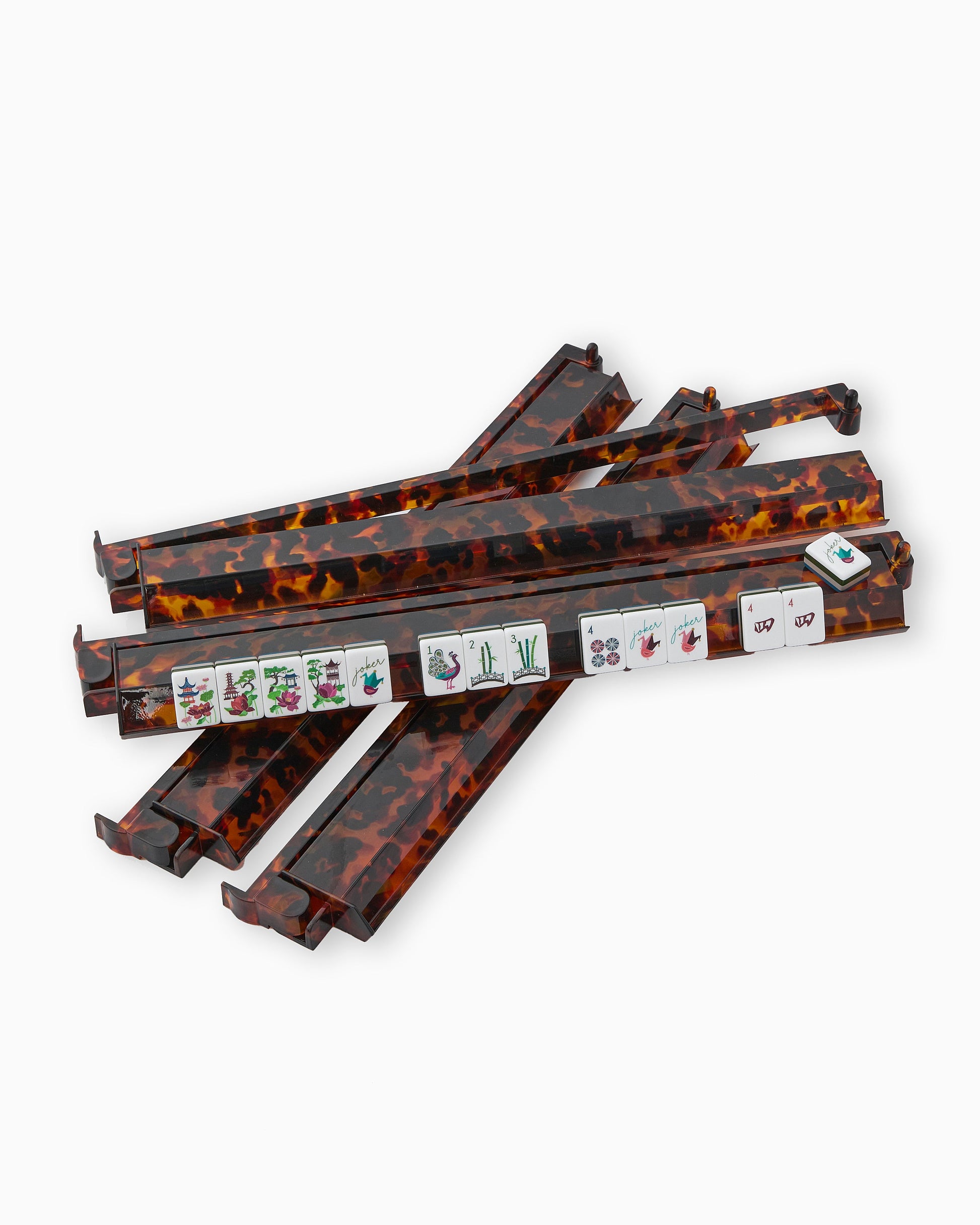 Tortoise Shell Rack & Pusher - Oh My Mahjong