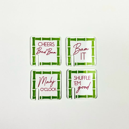Bam Cocktail Markers - Oh My Mahjong