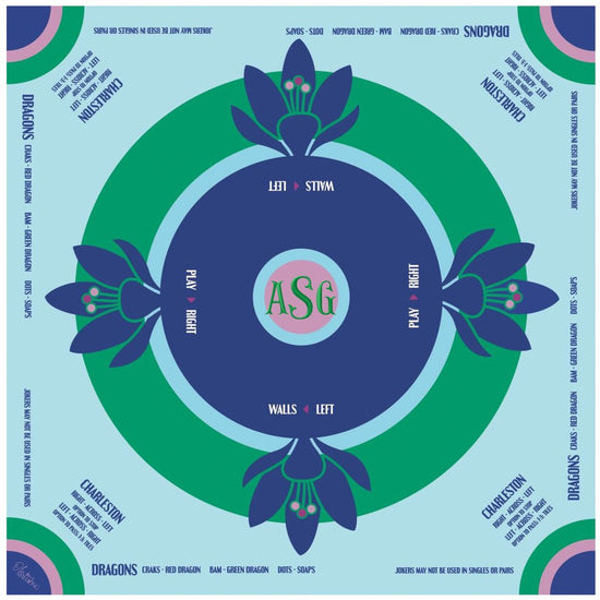 Preppy Soiree Mat - Oh My Mahjong