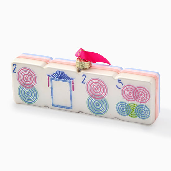 2025 Luminaire Ornament - Oh My Mahjong
