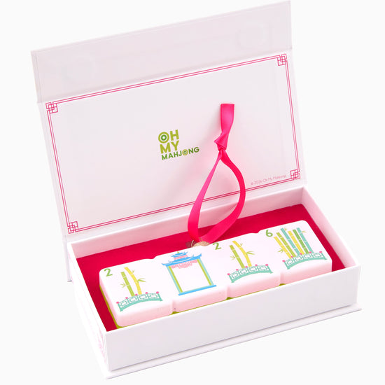 2026 Bamboo Bridge Ornament - Oh My Mahjong