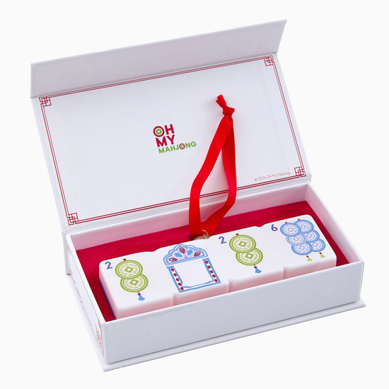 2026 Fortune Coin Ornament - Oh My Mahjong
