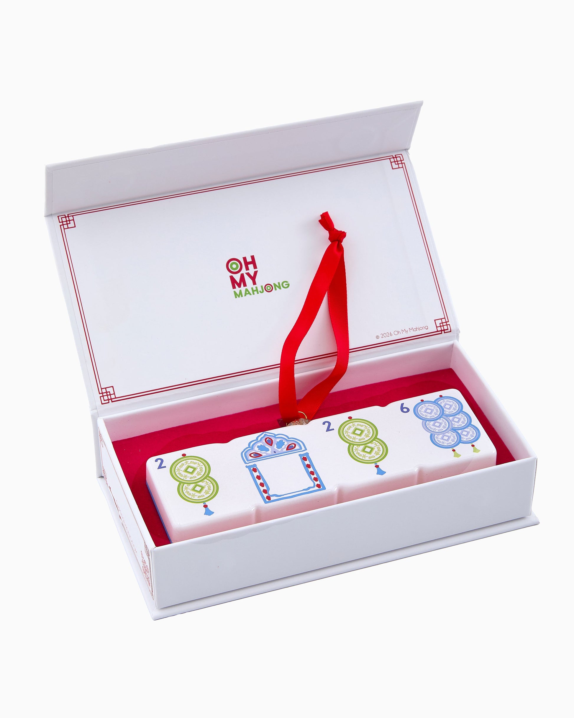 2026 Fortune Coin Ornament - Oh My Mahjong