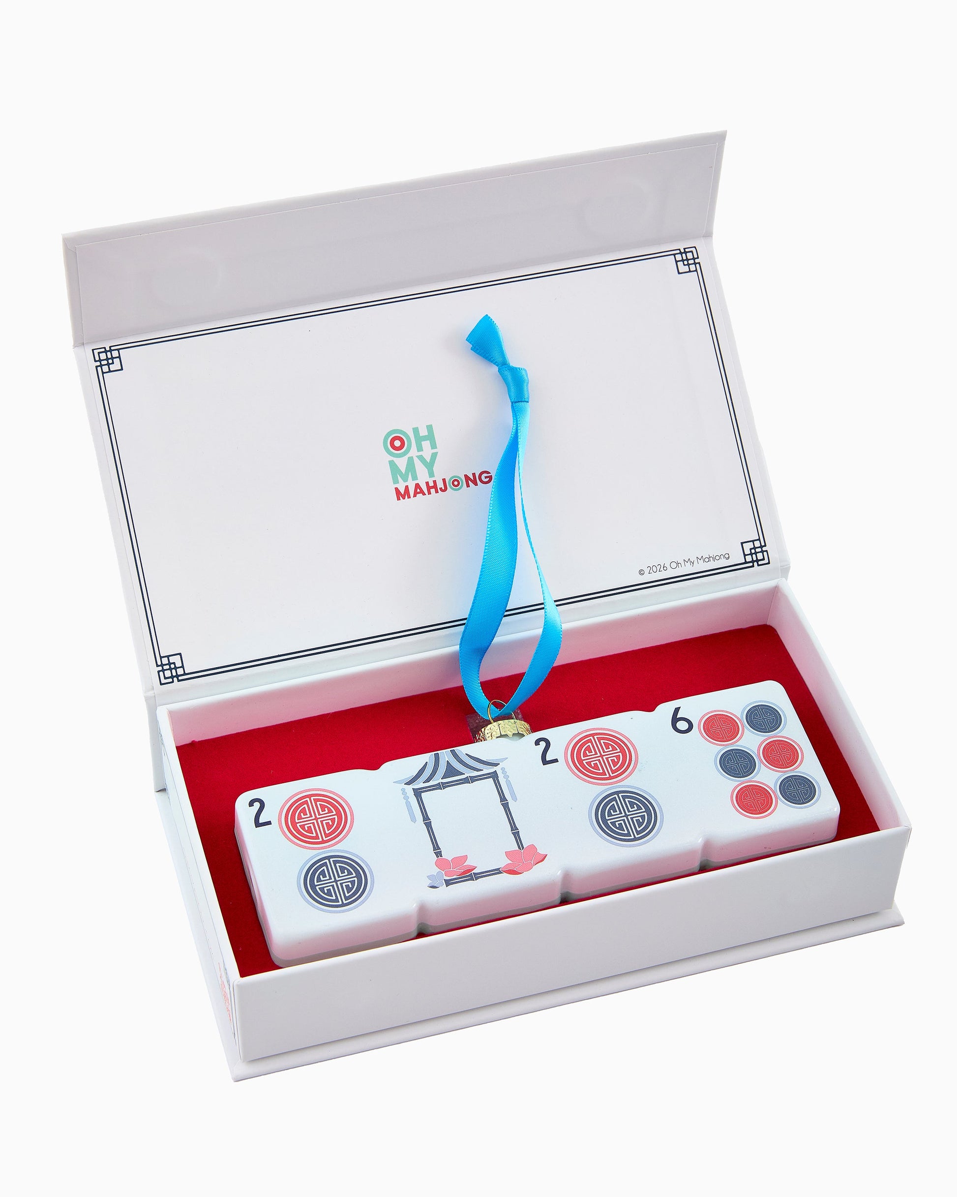 2026 Longevity Ornament - Oh My Mahjong