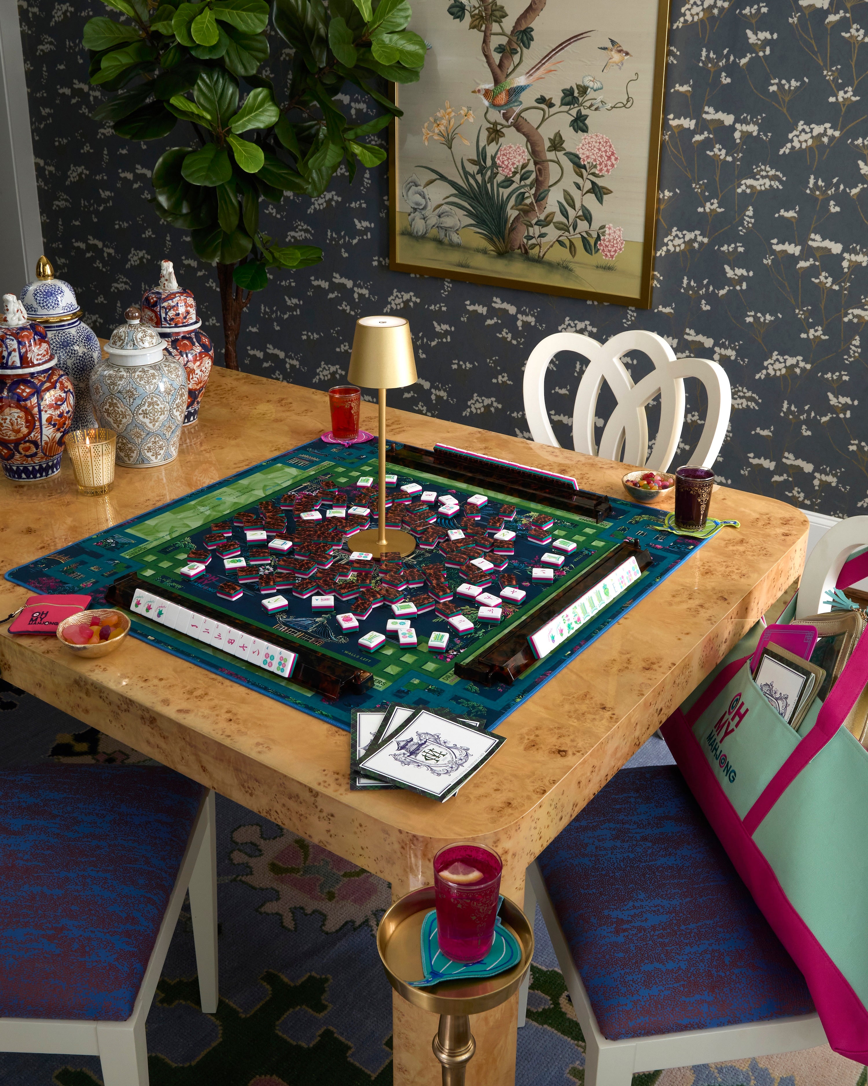 Tortoise Shell Rack & Pusher Set – Oh My Mahjong