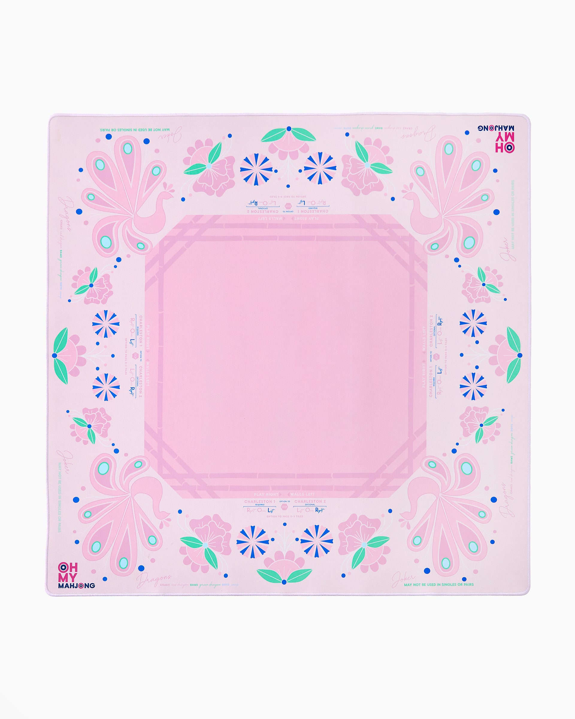 Birdie Pink Mahjong Mat