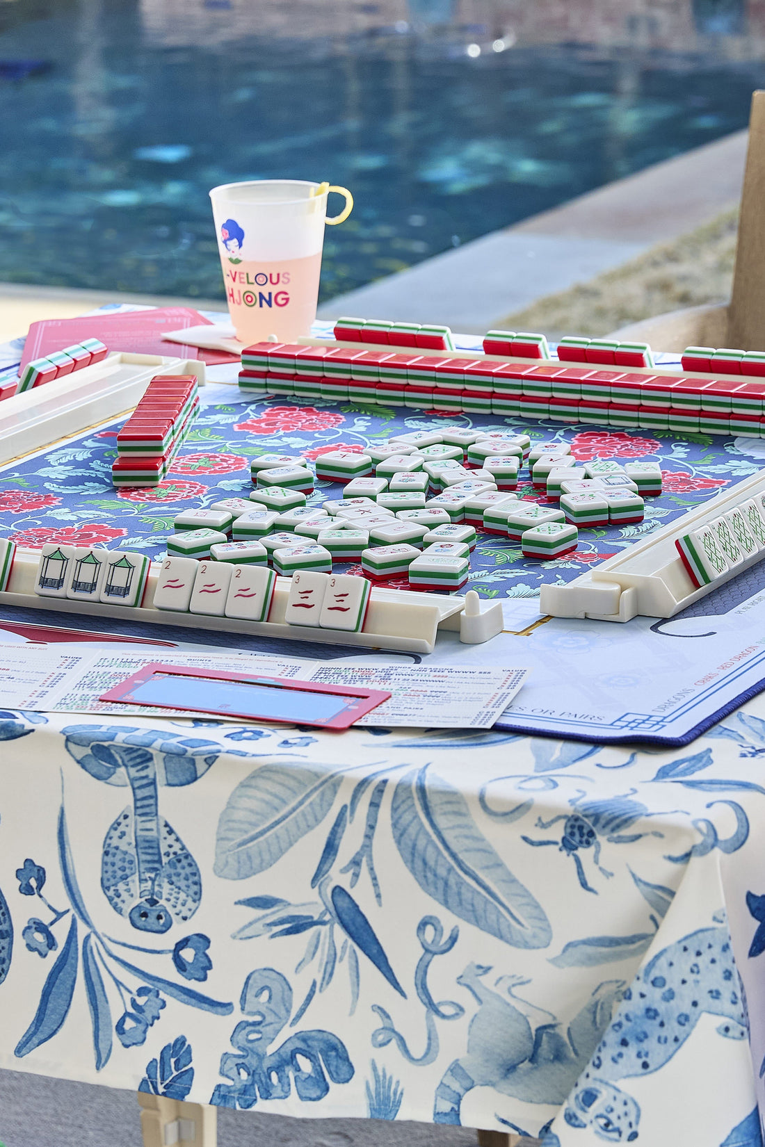 Mahjong Pool Set Mahjong Mats – Oh My Mahjong