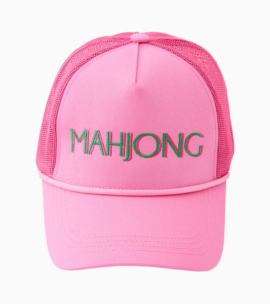 Pink Mahjong Hat