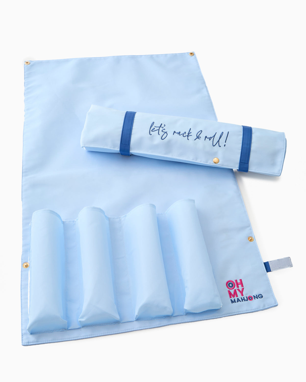 Light Blue Lets Rack & Roll Bag