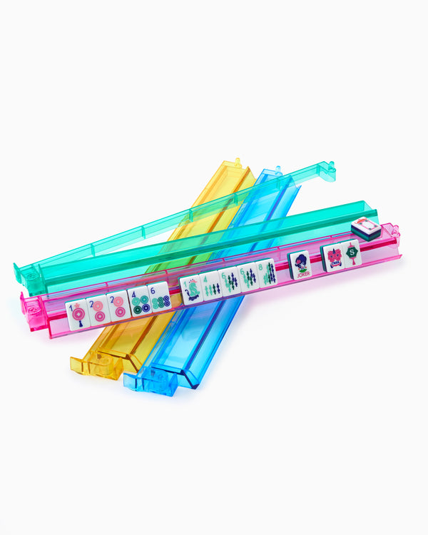 Acrylic Rack and Pusher Set | White