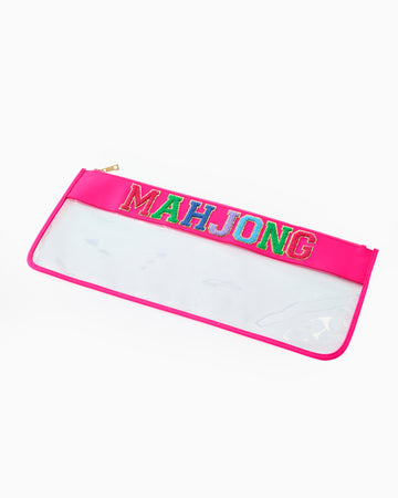 Pink Mahjong Bag