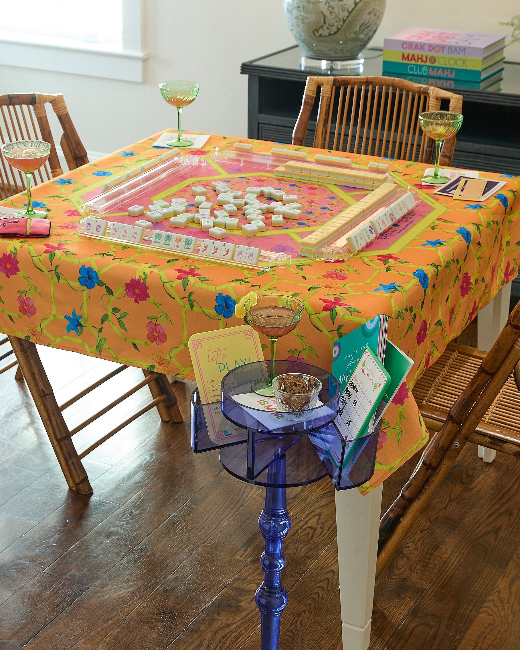 Bagua Blossom Tablecloth - Oh My Mahjong