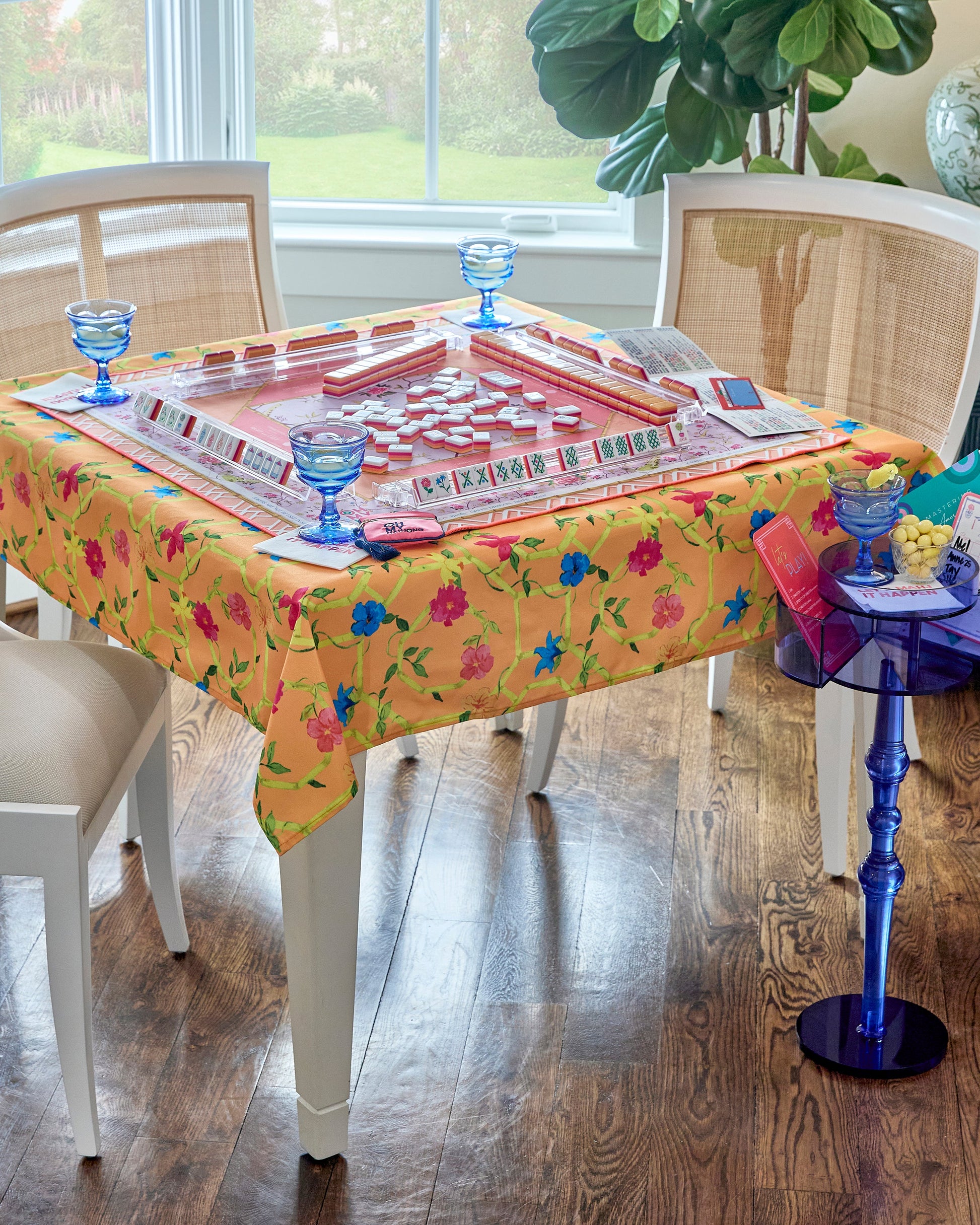 Bagua Blossom Tablecloth - Oh My Mahjong