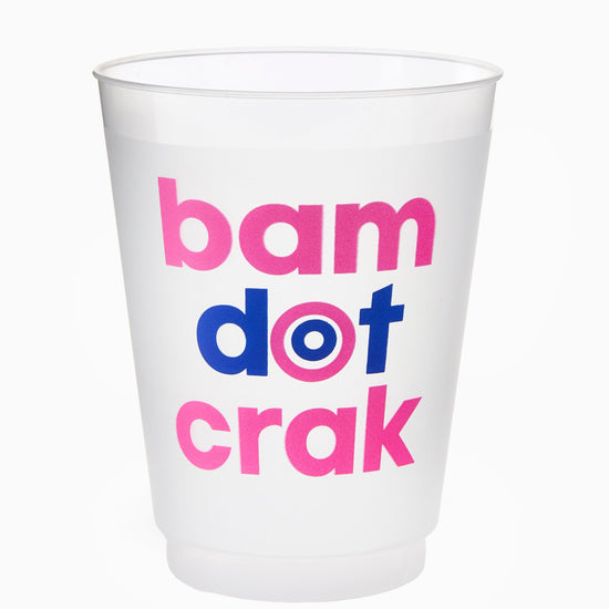 Bam Dot Crak Frosted Cup - Oh My Mahjong