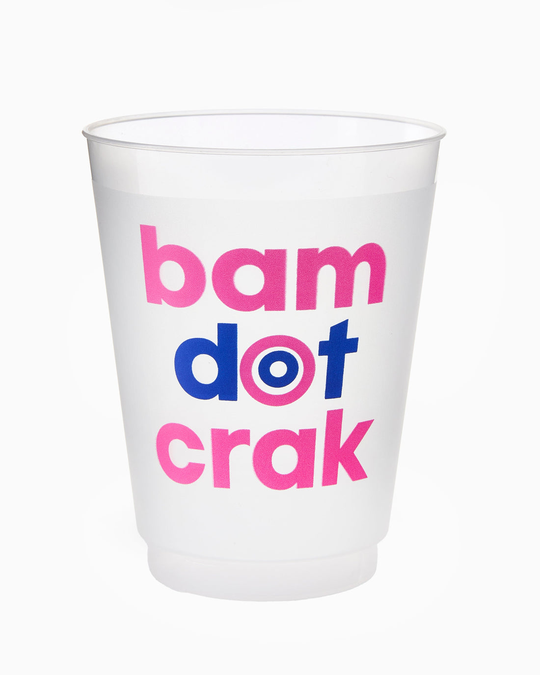 Bam Dot Crak Frosted Cup - Oh My Mahjong