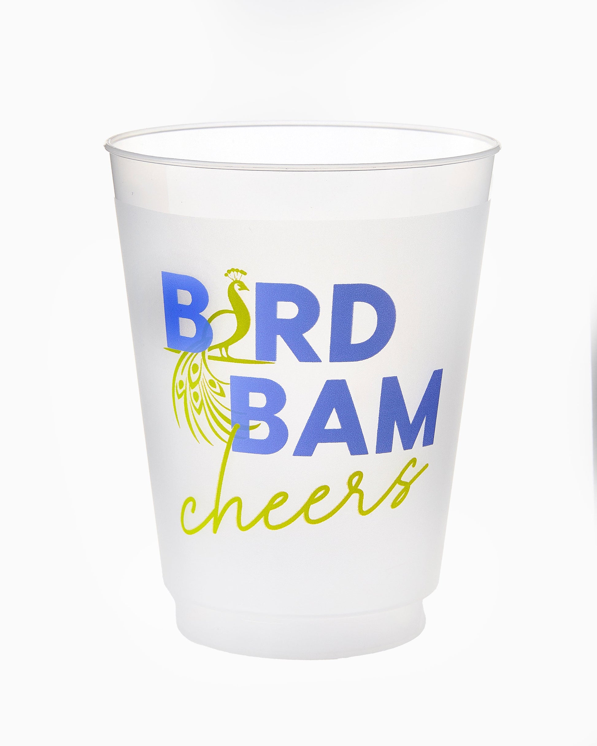 Bird Bam Cheers Frosted Cup - Oh My Mahjong