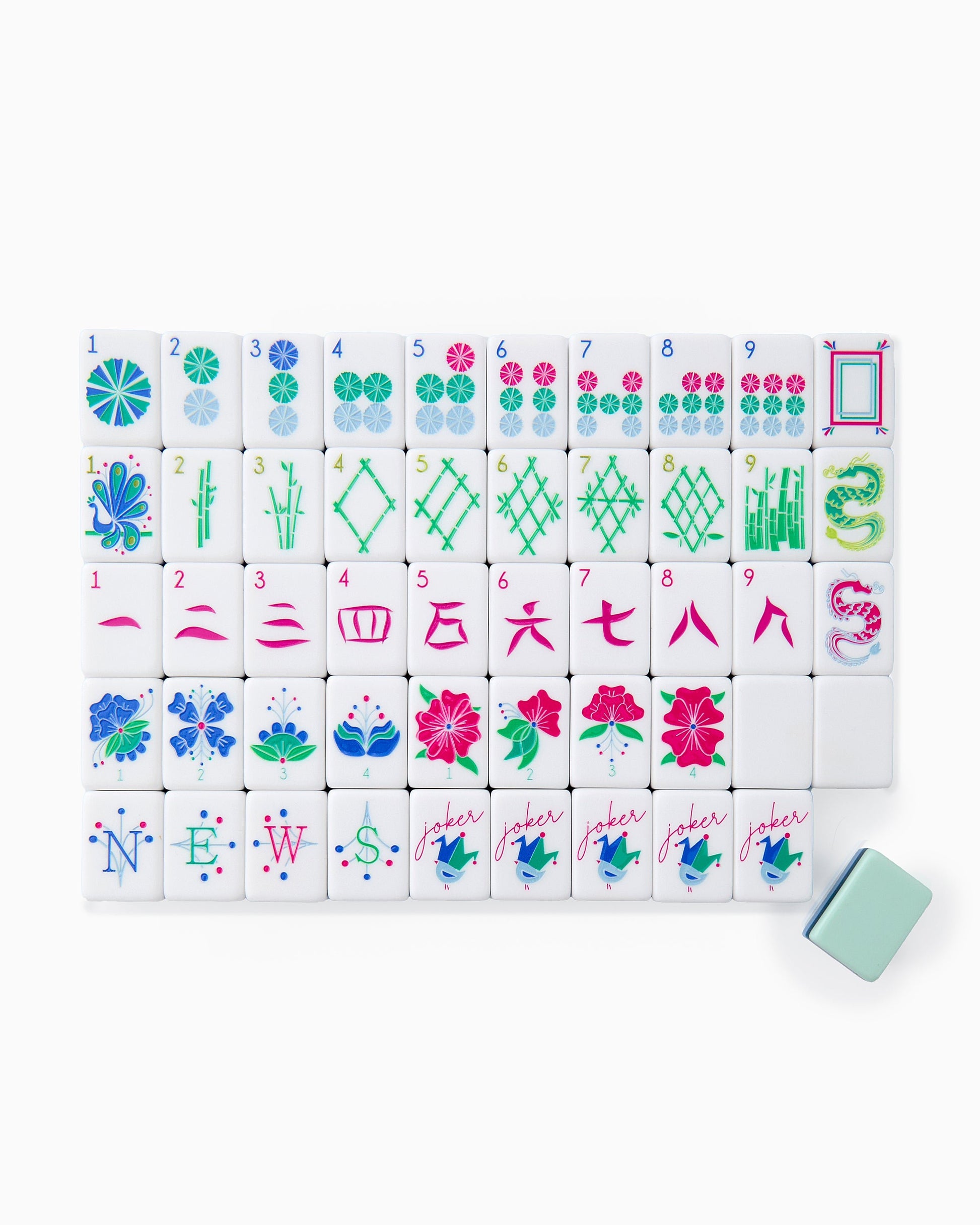 Birdie Mahjong Tiles - Oh My Mahjong