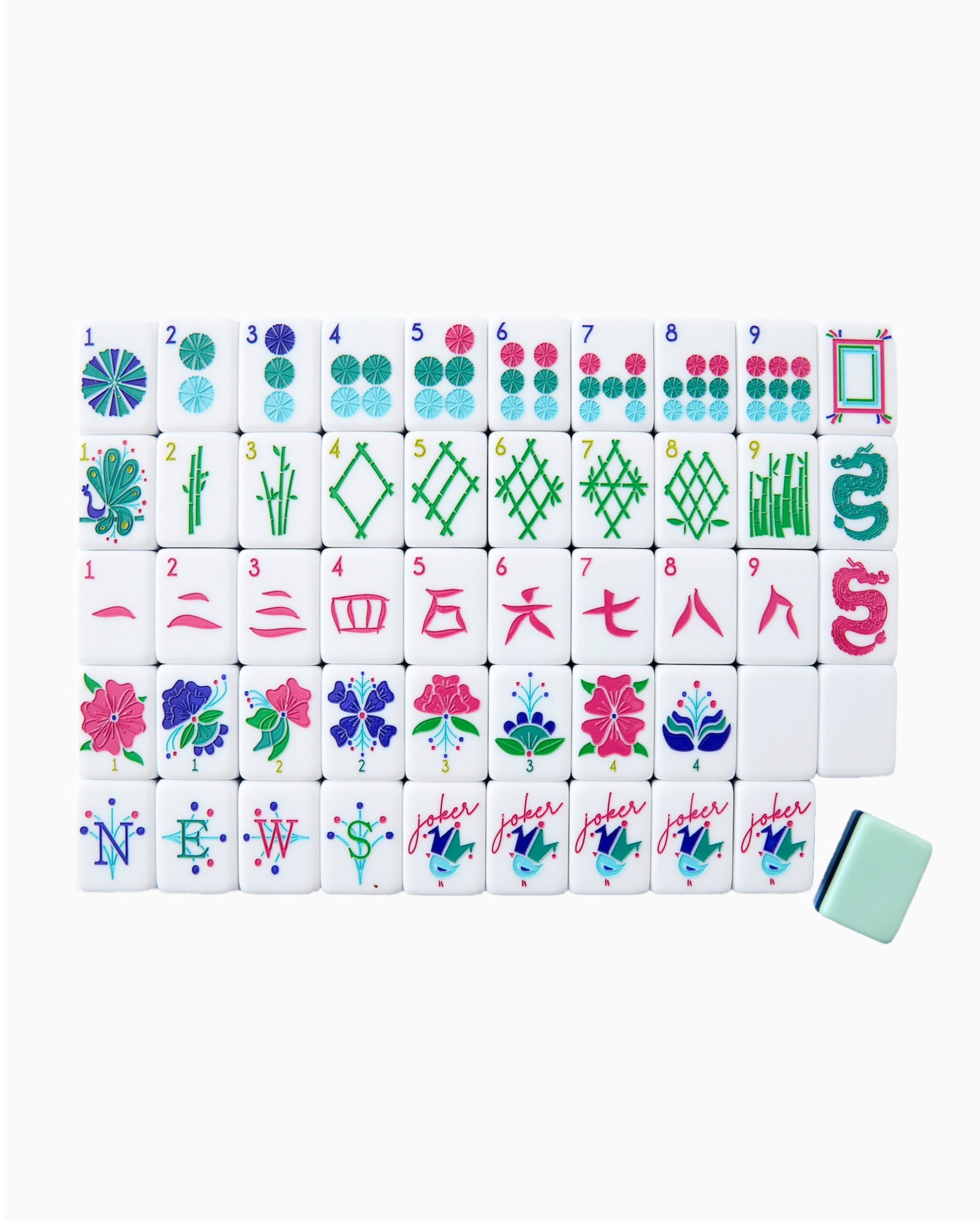 Birdie Mahjong Tiles - Oh My Mahjong