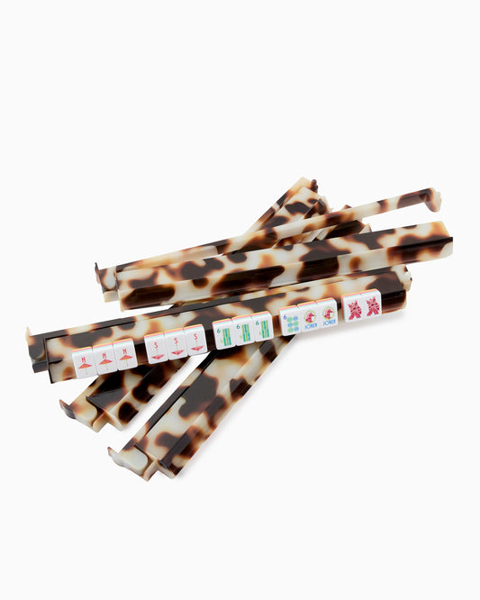 Blond Tortoise Rack and Pusher Set - Oh My Mahjong